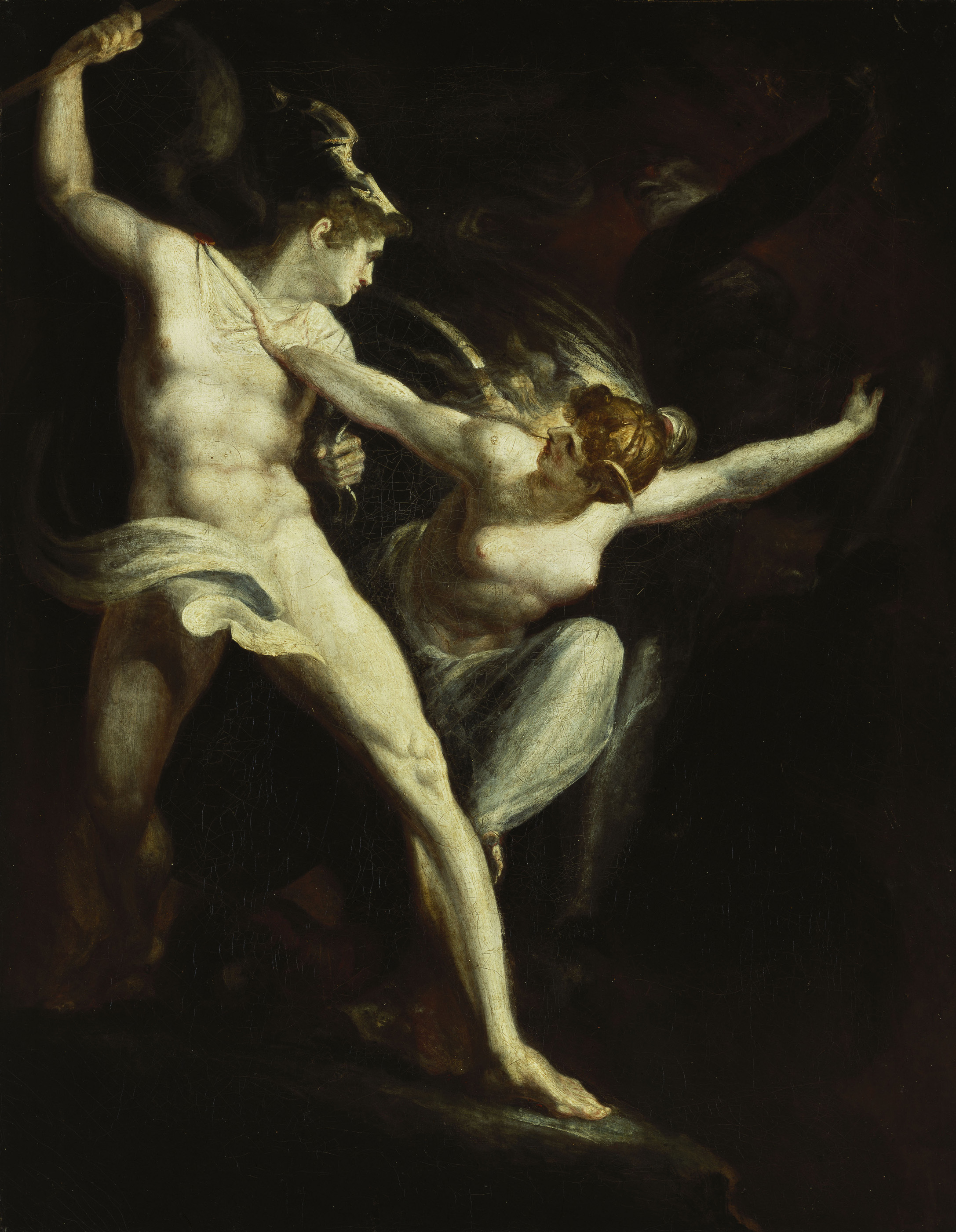 Satan und Tod, von der Sünde getrennt